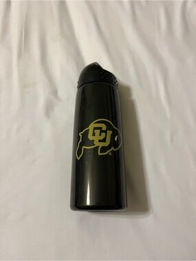Garyline Colorado Buffaloes CU Water Bottle Black Tritan Plastic 9 in
